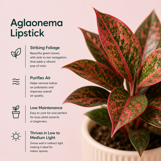 Aglaonema Lipstick Plant